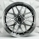 RIN 16X7 5-100 R1 SPORT SH37 BLACK MACHINE FACE MI ET30 CB73.1